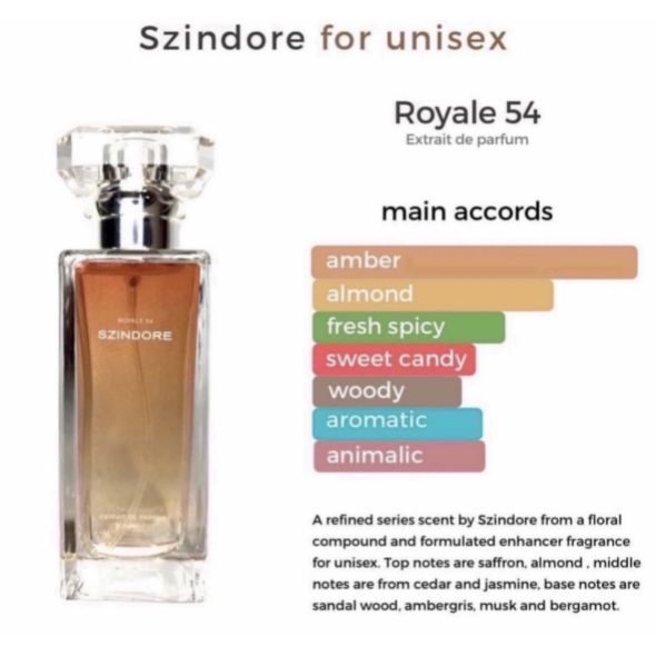*Original* Szindore Royal 54 Extrait De Perfume