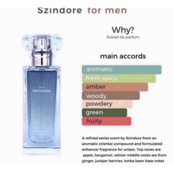*Original* Szindore Why Extrait De Perfume