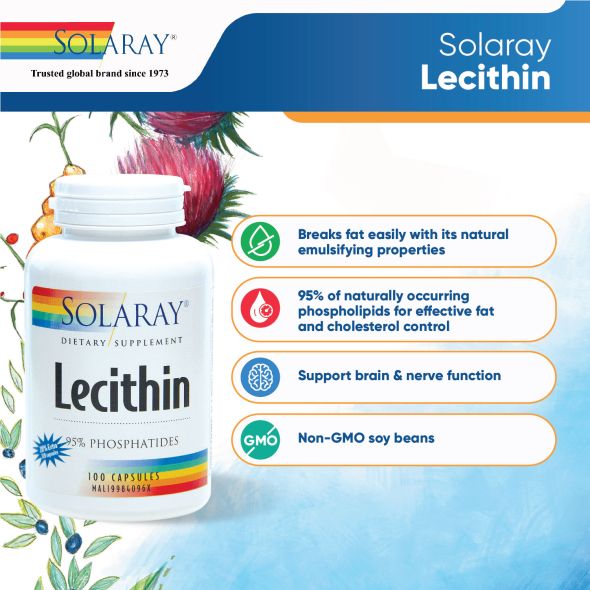Heart Health Solaray Lecithin 30'c