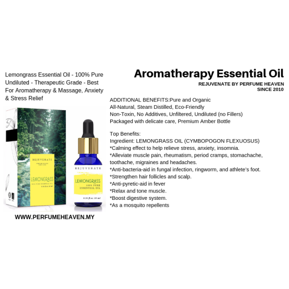 AROMATHERAPY Lemongrass Essential Oil