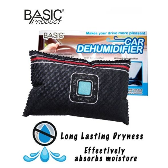Car Dehumidifier . ** eliminates moisture from vehicles, the home and other enclosed spaces. Makes for safer driving by keeping your windscreen clear. Re-useable with a fast regeneration time. Absolutely safe to use around children and animals.