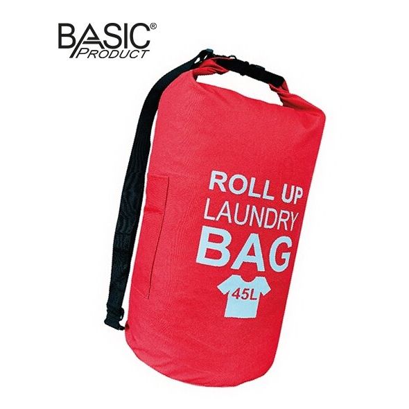 Roll Up Laundry Bag .. Easy to carry and convenient.. BLUE