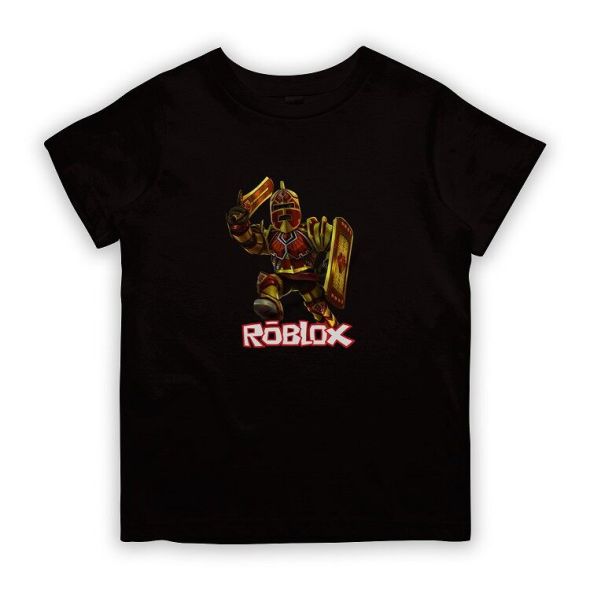 Roblox Kids t-shirt knight jump kids t-shirt/Girl Boy Clothing/Black/Grey/Fashion/Budak baju/Unisex/Gamer Tee/Roblox T-shirt for kids(Ready Stock)