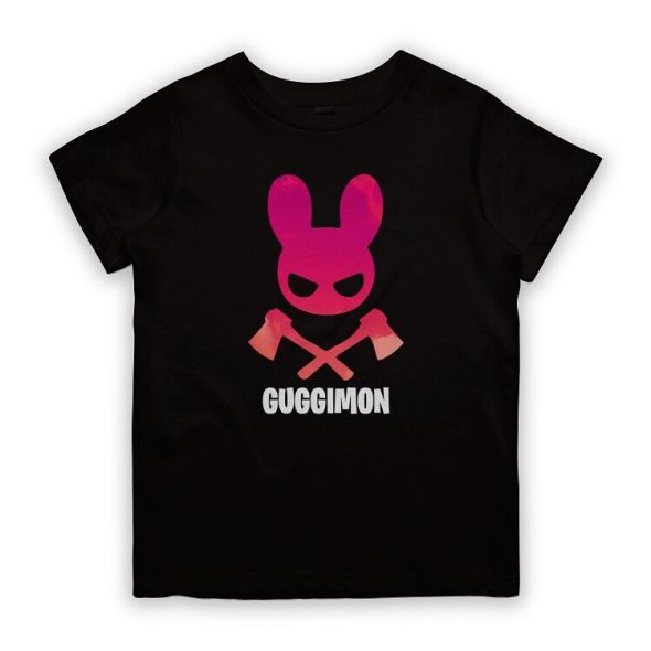 Fortnite Kids T-Shirt Guggimon  Baju Budak Clothing Boy and Girl - 100% Cotton