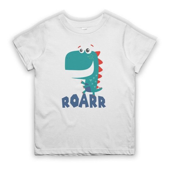 kids t- shirt Dinosaur ROAR baju budak t-shirts Kids girl t-shirt baju kanak kanak fashion kids Kizmoo Ready Stock