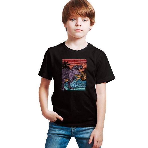 Dinosaur Rex Ocean Kids t-shirt kids Clothing Kizmoo tshirts Ready Stock