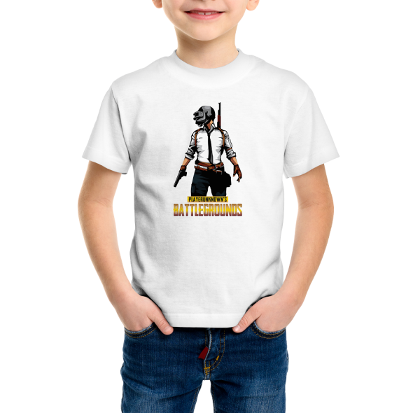PUBG Playerunknown Kids T-shirt Casual Clothing Shirts Boy Girl Ready Stock