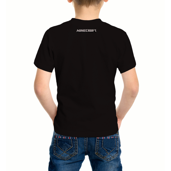 Kizmoo Superstyle [Ready Stock]Minecraft Enderman T-shirt Top Boy Girl Children