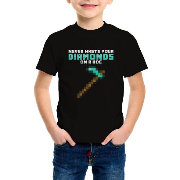 Mincraft Mining Kids T-Shirt