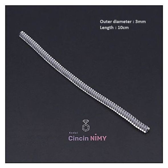 [READY STOCK] 3 pcs Spiral Ring Size Adjuster Ring Guard Resizing Fitter Pelaras Pengetat Cincin - Lebar 3mm /4mm /5mm