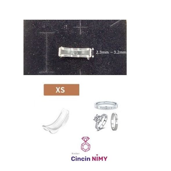 [READY STOCK] 1 pc Invisible Ring Size Adjuster for Loose Rings Ring Adjuster Ring Fitter Ring Sizer Pengetat Cincin