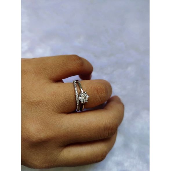 [READY STOCK] Cincin Perempuan Adjustable Women Ring Silver 925 | WAR17