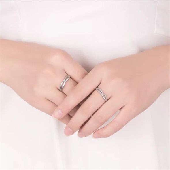 [READY STOCK] Sterling Silver 925 with Zirconia Couple Ring | ARC20