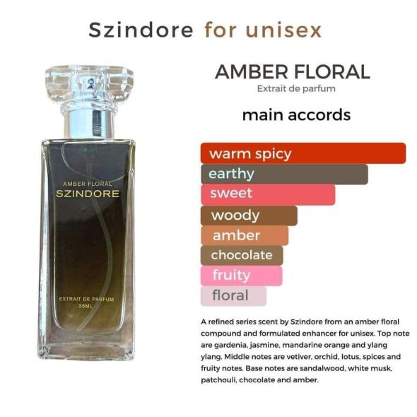 *Original* Szindore Amber Floral Extrait De Perfume