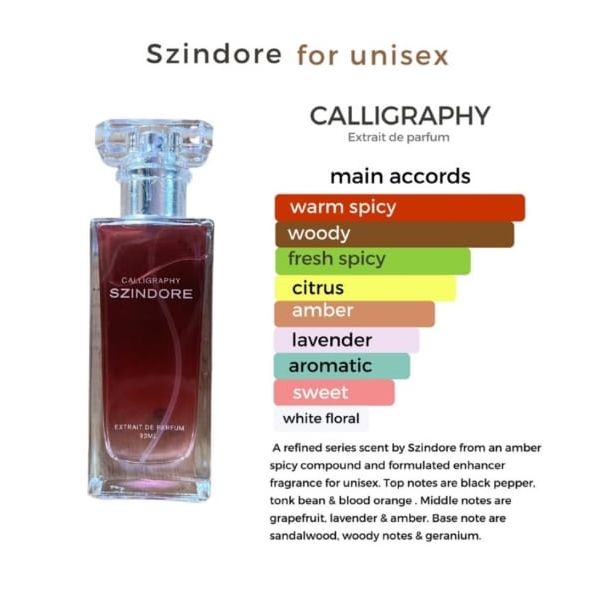 *Original* Szindore Calligraphy Extrait De Perfume