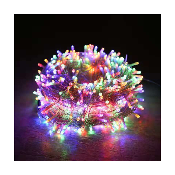 100 LEDs LAMP 10M Lampu Fairy Twinkle String Lights Lamp Starry New Year Hiasan Bilik Tidur Raya Lip Lap Warna