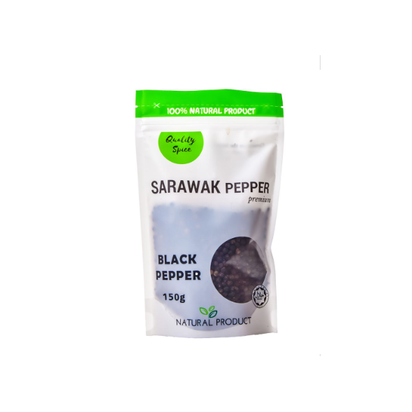 Quality Spice Sarawak Black Pepper Berries 150gms Premium | Halal Black Pepper