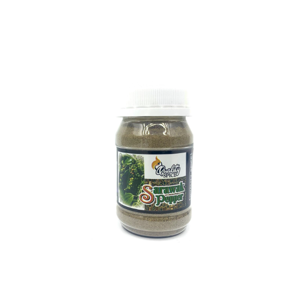 Quality Spice Sarawak Black Pepper Powder 50gm Premium Bottle | Halal Black Pepper