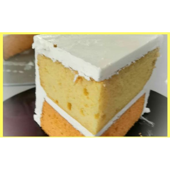 Eggless Lemon Sponge Cake